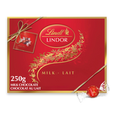 Lindt LINDOR Prestige Milk Chocolate Truffles Gift Box, 250g