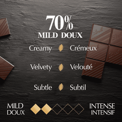Lindt EXCELLENCE Mild 70% Dark Chocolate Bar, 100g