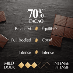 Lindt EXCELLENCE 70% Cacao Dark Chocolate Bar, 100g