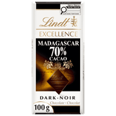 Lindt EXCELLENCE Madagascar 70% Cacao Dark Chocolate Bar, 100g