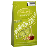 Lindt LINDOR Pistachio Milk Chocolate Truffles Bag, 150g