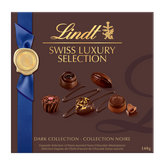 Lindt SWISS LUXURY SELECTION Dark Chocolate Pralines Gift Box, 140g