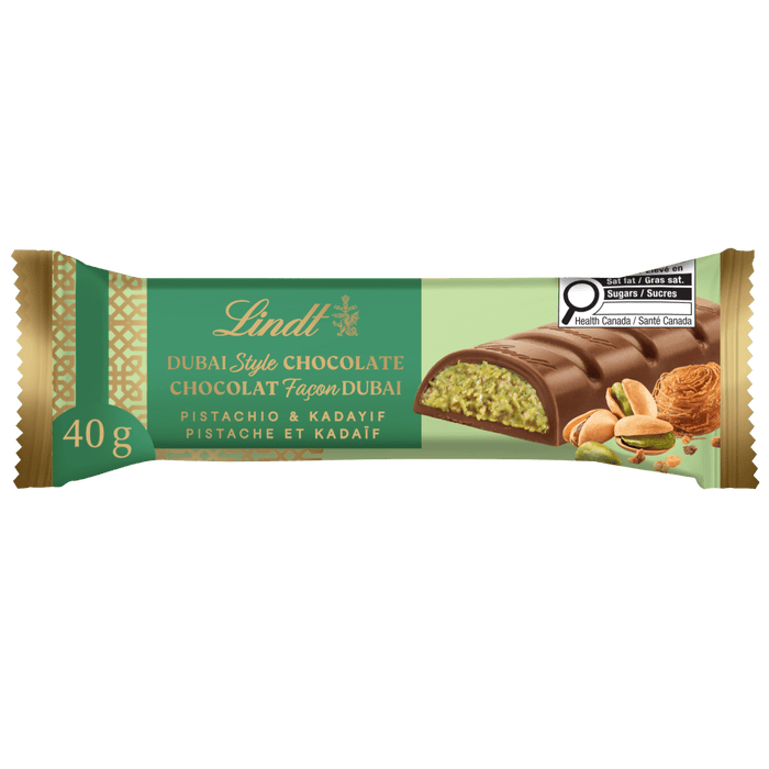 Lindt Dubai Style Chocolate Bar, 40g