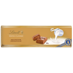 Lindt SWISS CLASSIC Gold Milk Chocolate Bar, 300g