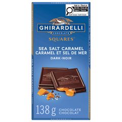 GHIRARDELLI Dark Chocolate Caramel Sea Salt Bar, 138g