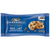 GHIRARDELLI Milk Chocolate Baking Chips Bag, 326g