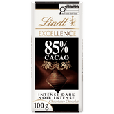 Lindt EXCELLENCE 85% Cacao Dark Chocolate Bar, 100g