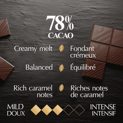 Lindt EXCELLENCE 78% Cacao Dark Chocolate Bar, 100g