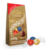 Lindt LINDOR Assorted Chocolate Truffles Bag, 240g