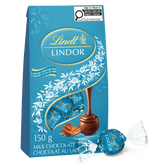 Lindt LINDOR Milk Caramel Sea Salt Chocolate Truffles Bag, 150g