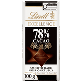 Lindt EXCELLENCE 78% Cacao Dark Chocolate Bar, 100g
