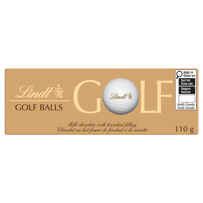 Lindt Milk Chocolate Golf Balls, 3-Pack, 110g