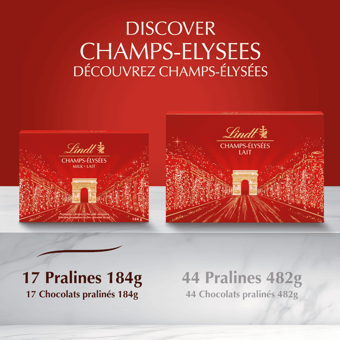Lindt Champs-Élysées Milk Chocolate Box, 184g