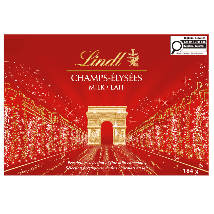 Lindt Champs-Élysées Milk Chocolate Box, 184g