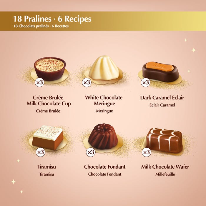 Lindt Creation Petits Dessert Assorted Chocolate Box, 173g