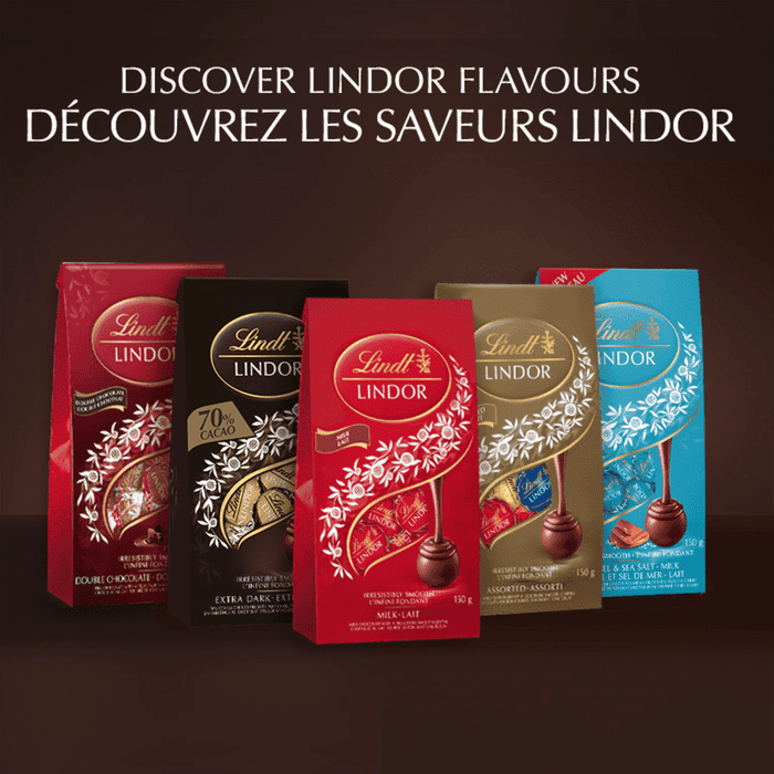 Lindt LINDOR 70% Cacao Dark Chocolate Truffles Bag, 150g