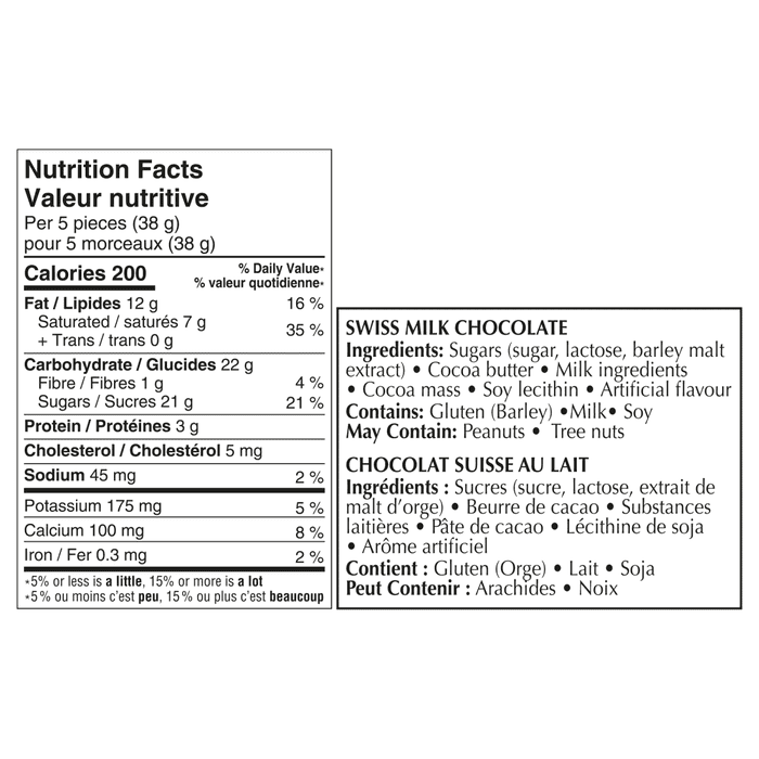 Lindt SWISS CLASSIC Gold Milk Chocolate Bar, 300g
