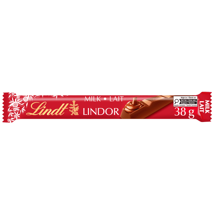 Lindt LINDOR Milk Chocolate Stick, 38g
