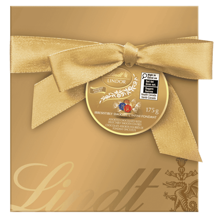 Lindt LINDOR Radiance Assorted Chocolate Truffles Gift Box, 175g