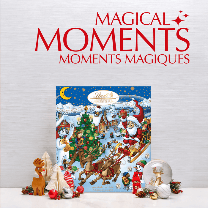 Lindt Kids Christmas Assorted Milk Chocolate Advent Calendar, 128g