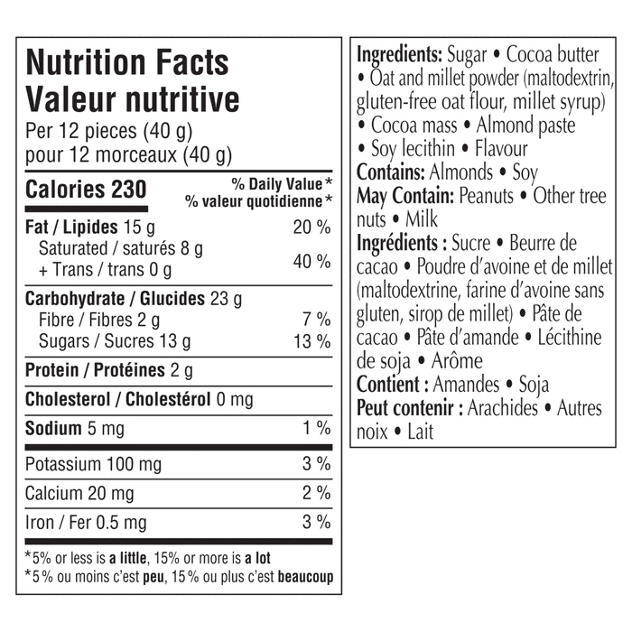 Lindt Vegan Original Chocolate Bar, 100g
