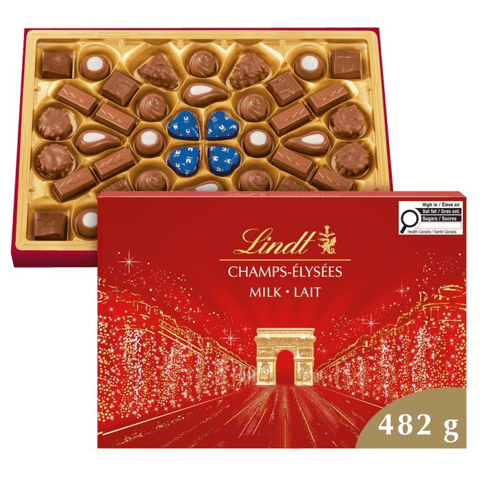 Lindt Champs-Élysées Milk Chocolate Box, 482G