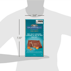 GHIRARDELLI Milk Chocolate Caramel Sea Salt Bar, 138g