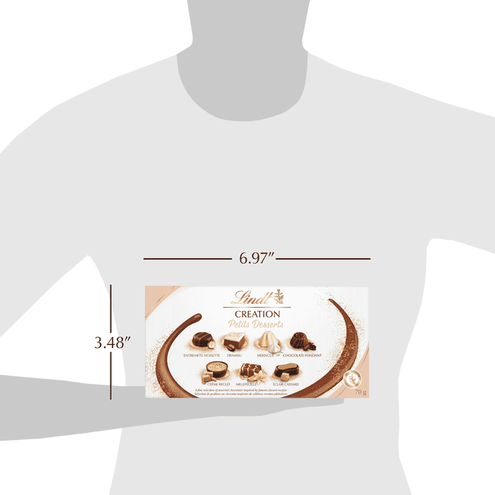 Lindt CREATION DESSERT Assorted Chocolates Gift Box, 70g