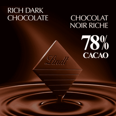 Lindt EXCELLENCE 78% Cacao Dark Chocolate Bar, 100g