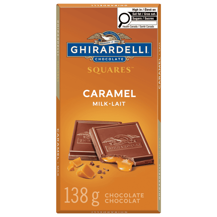 GHIRARDELLI Milk Chocolate Caramel Bar, 138g