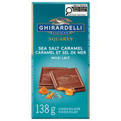 GHIRARDELLI Milk Chocolate Caramel Sea Salt Bar, 138g
