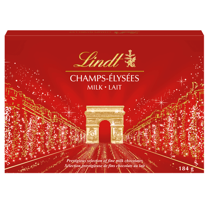 Lindt Champs-Élysées Milk Chocolate Box, 184g