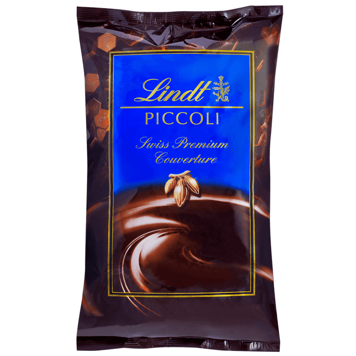 Lindt PICCOLI Swiss Premium Couverture Dark Chocolate Bag, 2.5kg