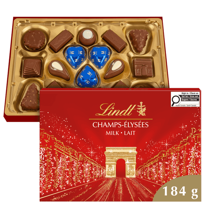 Lindt Champs-Élysées Milk Chocolate Box, 184g