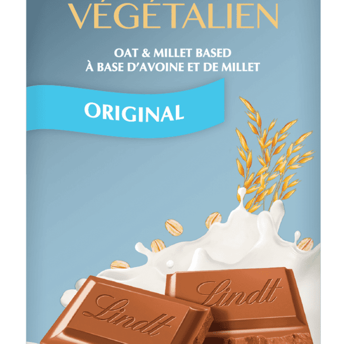 Lindt Vegan Original Chocolate Bar, 100g