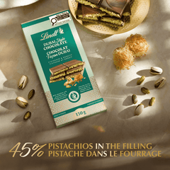 Lindt Dubai Style Chocolate Bar, 150g