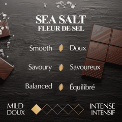 Lindt EXCELLENCE Sea Salt Dark Chocolate Bar, 100g