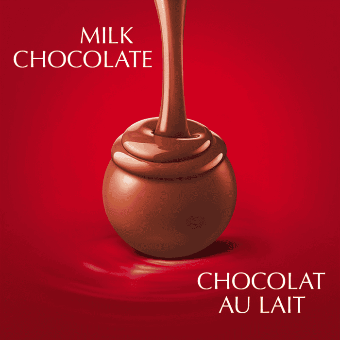 Lindt LINDOR Pumpkin Milk Chocolate Truffles Bag, 150g