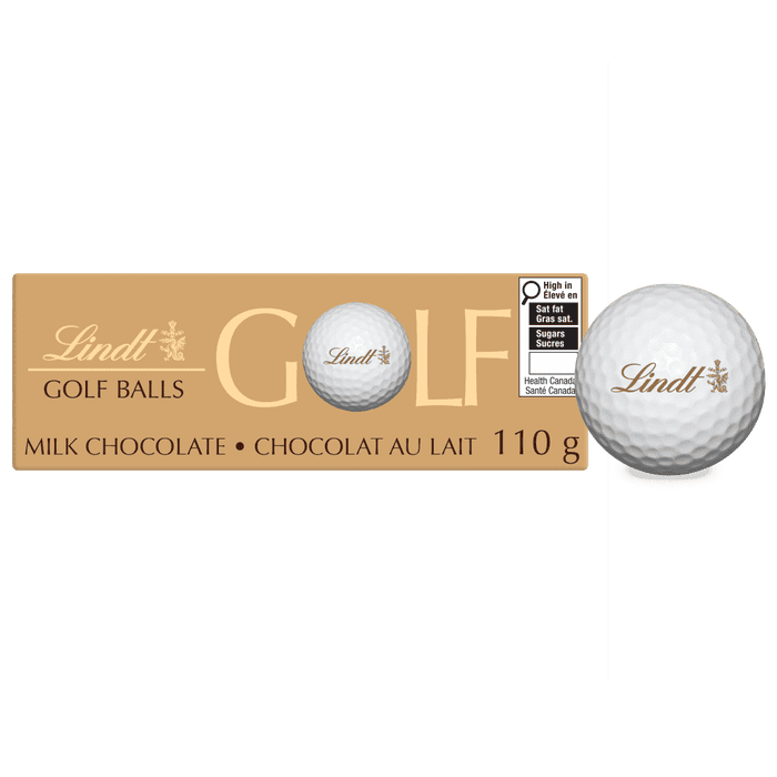 Lindt Milk Chocolate Golf Balls, 3-Pack, 110g