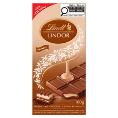 Lindt LINDOR Tiramisu Chocolate Bar, 100g