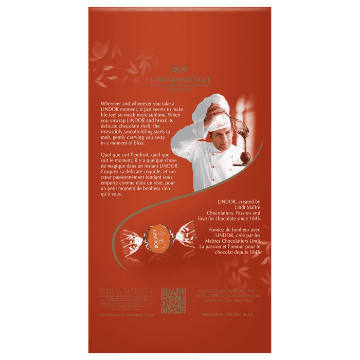 Lindt LINDOR Pumpkin Spice Truffles Bag, 150g
