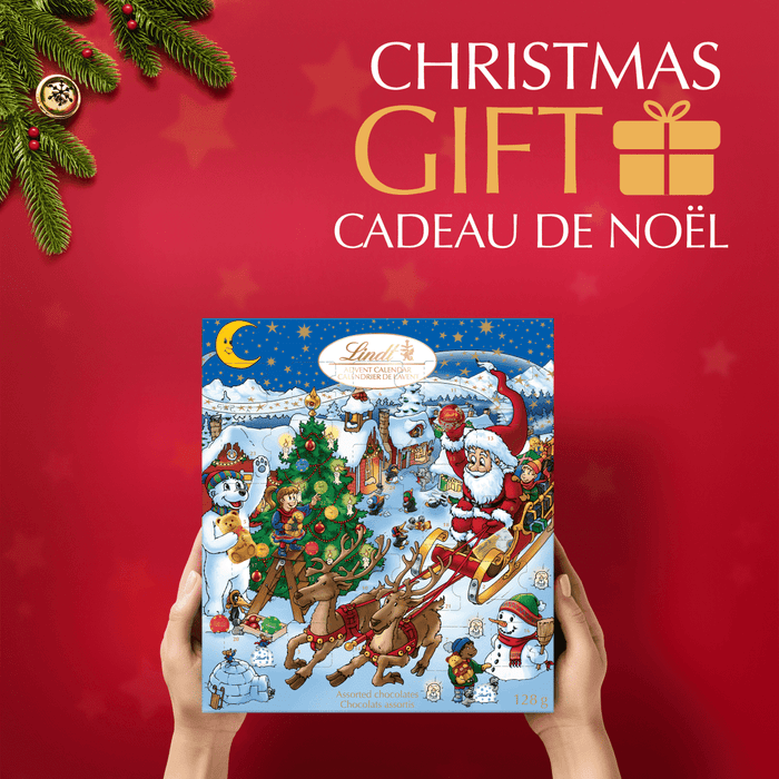 Lindt Kids Christmas Assorted Milk Chocolate Advent Calendar, 128g