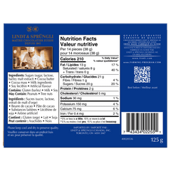 Lindt Swiss Thins Milk Chocolate Box, 125g