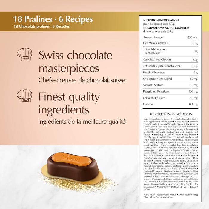 Lindt Creation Petits Dessert Assorted Chocolate Box, 173g