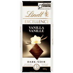 Lindt EXCELLENCE Dark Chocolate Vanilla Bar, 100g