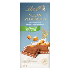 Lindt Vegan Hazelnut Chocolate Bar, 100g