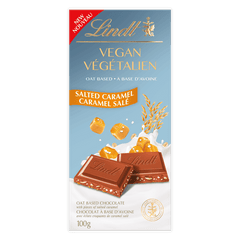 Lindt Vegan Salted Caramel Chocolate Bar, 100g