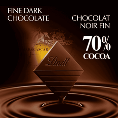 Lindt EXCELLENCE Madagascar 70% Cacao Dark Chocolate Bar, 100g