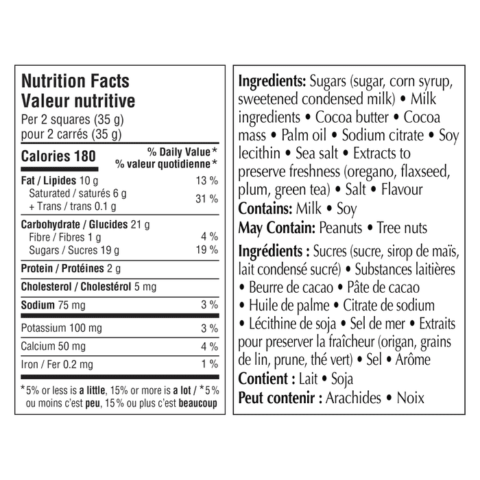 GHIRARDELLI Milk Chocolate Caramel Sea Salt Bar, 138g