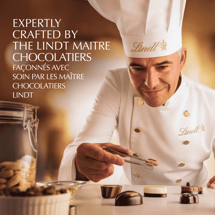 Lindt SWISS LUXURY SELECTION Assorted Chocolate Pralines Gift Box, 193g